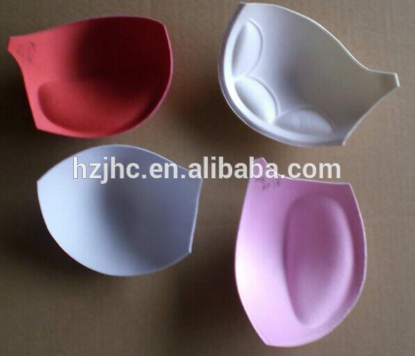 Environmental laminated foam fabric bra pad/bra cup - China